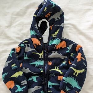 Boys hooded fleece jacket